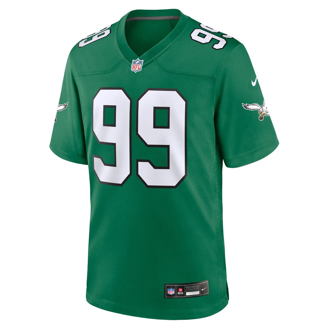 Jerome Brown Philadelphia Eagles Nike Retired Player Alternate Game Jersey - Kelly Green Official NFL Team Apparel Football Fan Gear