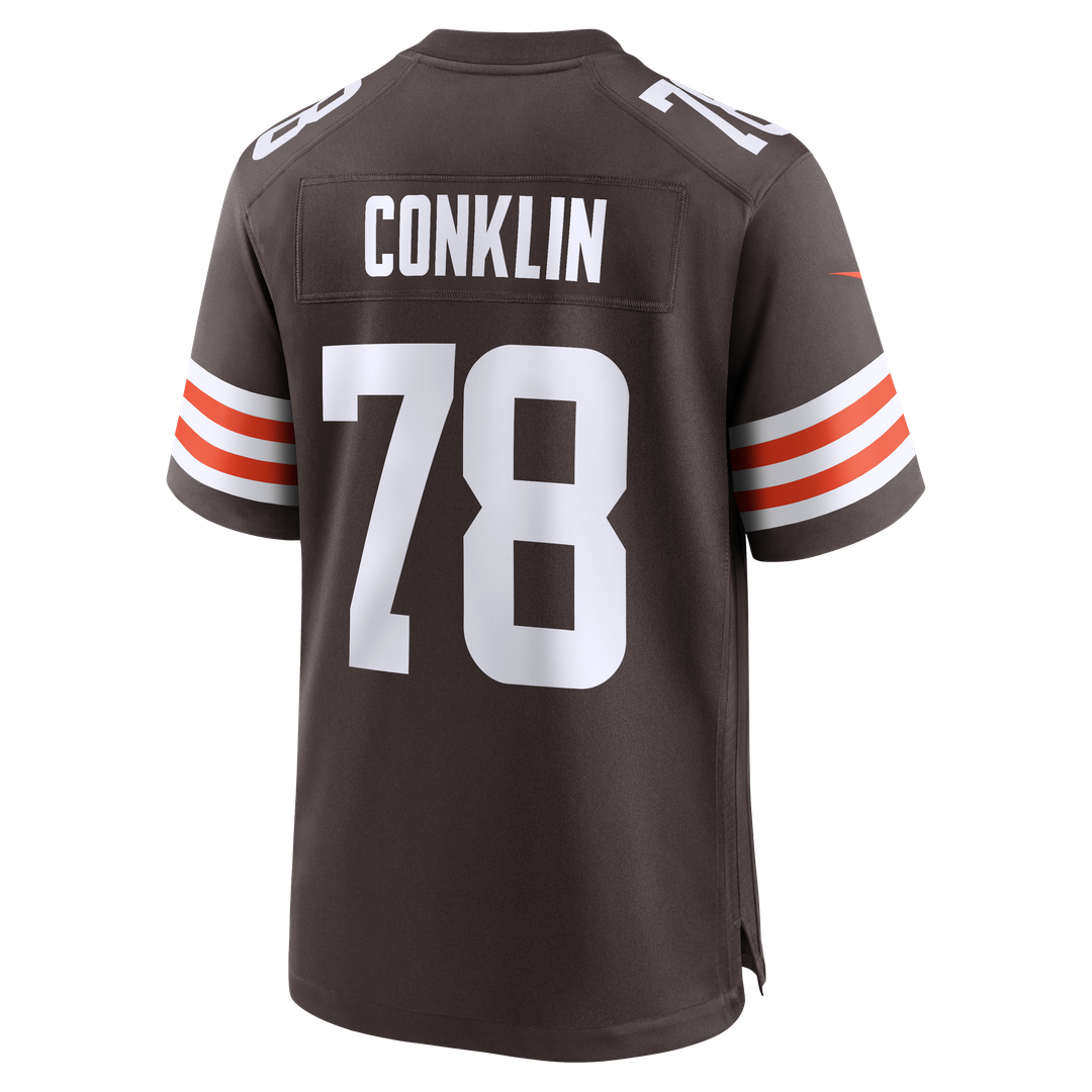 Jack Conklin Cleveland Browns Nike Team Game Jersey - Brown Official NFL Team Apparel Football Fan Gear