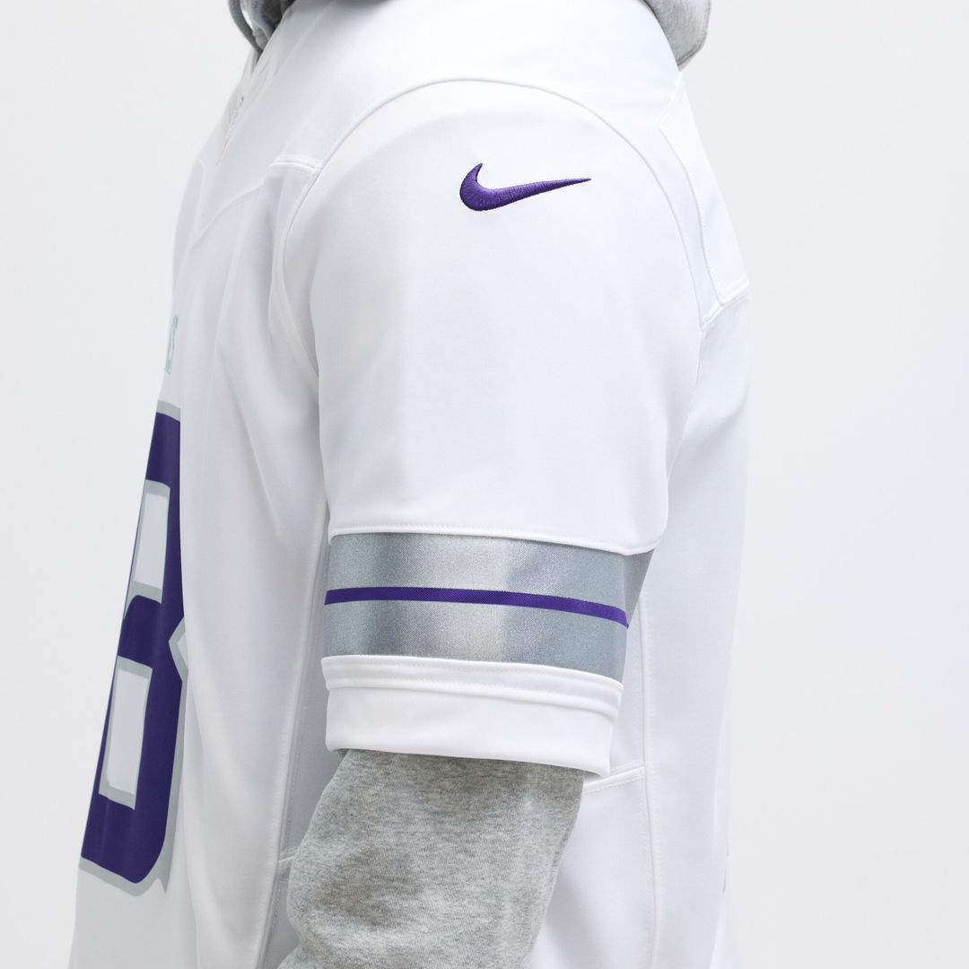 Justin Jefferson Minnesota Vikings Nike Alternate Vapor F.U.S.E. Limited Jersey - White Official NFL Team Apparel Football Fan Gear