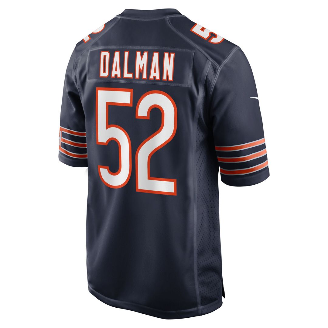 Drew Dalman Chicago Bears Nike Team Game Jersey - Navy Official NFL Team Apparel Football Fan Gear