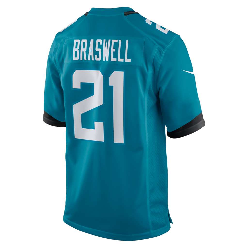 Christian Braswell Jacksonville Jaguars Nike Team Game Jersey - Teal Official NFL Team Apparel Football Fan Gear