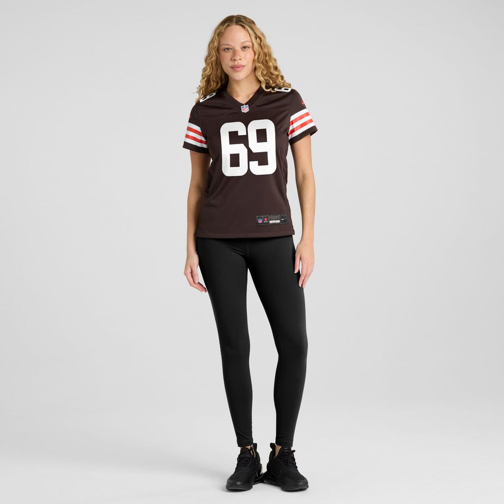 Tyre Phillips Cleveland Browns Nike Women's Team Game Jersey - Brown Official NFL Team Apparel Football Fan Gear