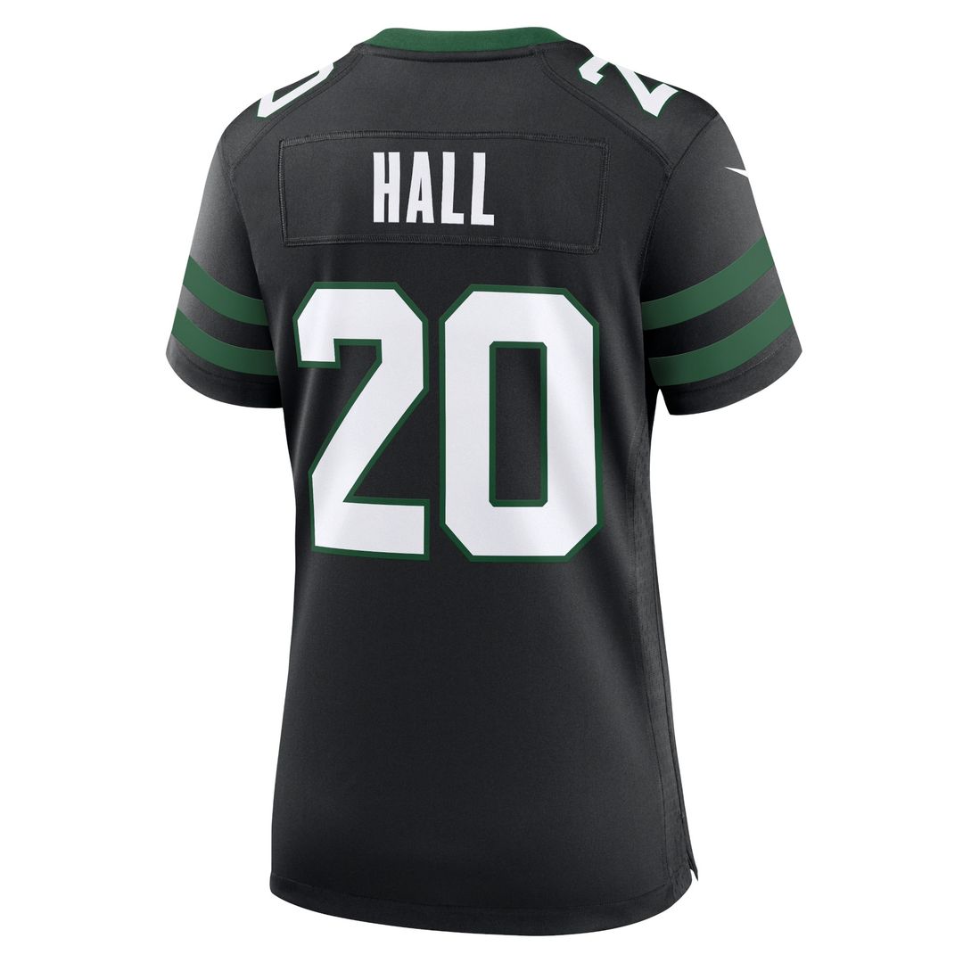 Breece Hall New York Jets Nike Women's Alternate Game Jersey - Legacy Black Official NFL Team Apparel Football Fan Gear