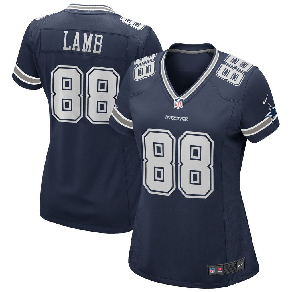 CeeDee Lamb Dallas Cowboys Nike Women's Game Jersey - Navy Official NFL Team Apparel Football Fan Gear