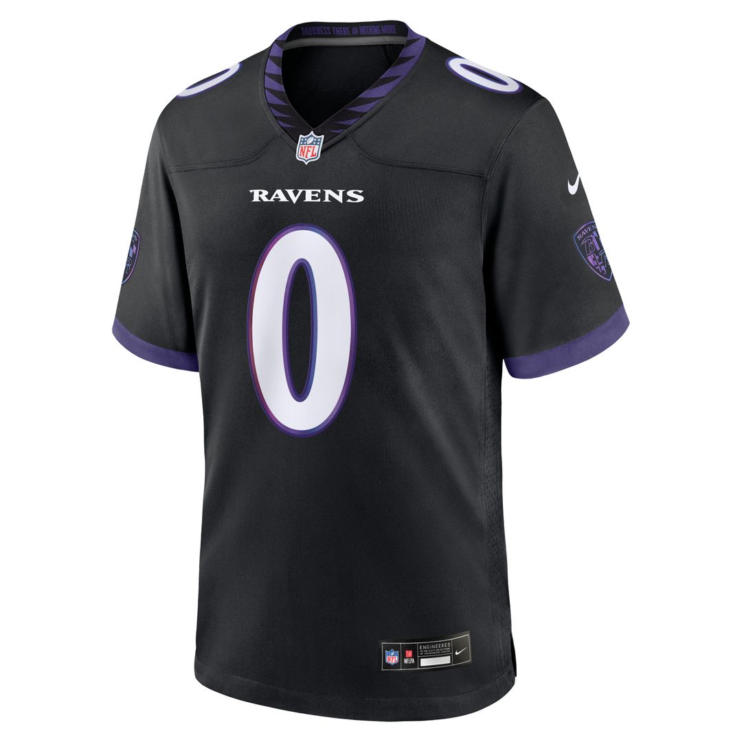 Roquan Smith Baltimore Ravens Nike Alternate Game Jersey - Black Official NFL Team Apparel Football Fan Gear