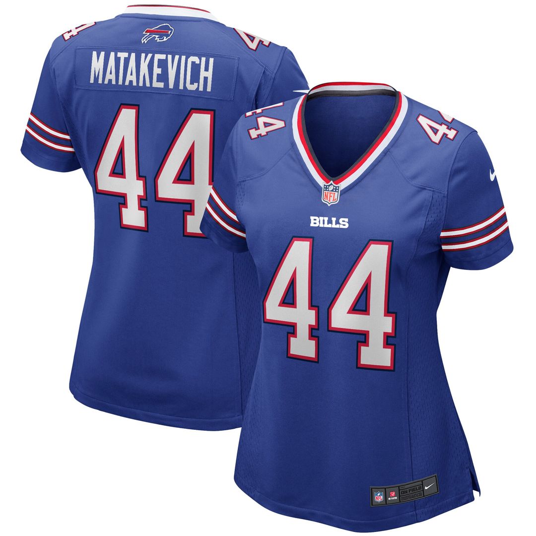 Tyler Matakevich Buffalo Bills Nike Women's Player Game Jersey - Royal Official NFL Team Apparel Football Fan Gear