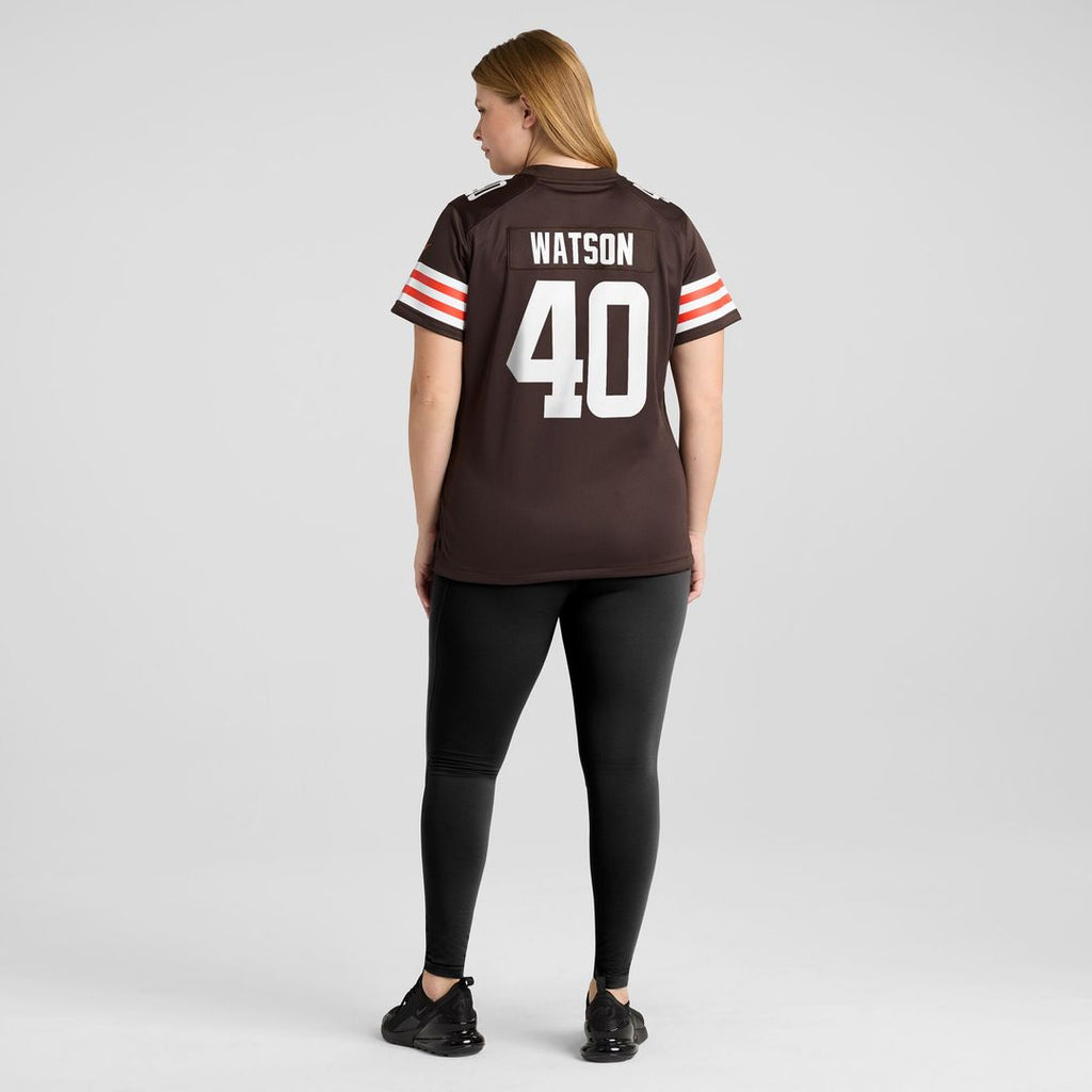 Nathaniel Watson Cleveland Browns Nike Women's Game Jersey - Brown Official NFL Team Apparel Football Fan Gear