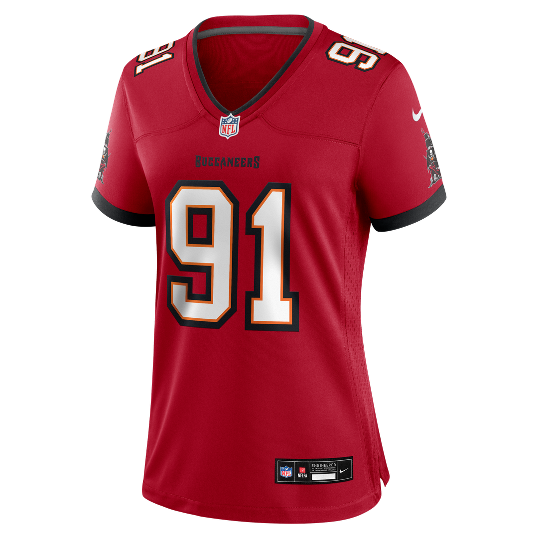 A'Shawn Robinson Tampa Bay Buccaneers Nike Women's Team Game Jersey - Red Official NFL Team Apparel Football Fan Gear