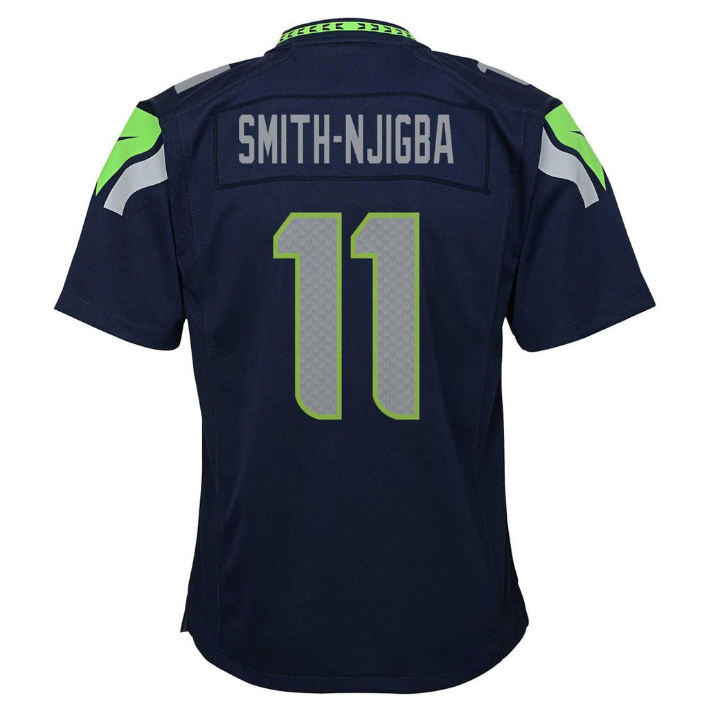 Jaxon Smith-Njigba Seattle Seahawks Nike Youth Game Jersey - College Navy Official NFL Team Apparel Football Fan Gear