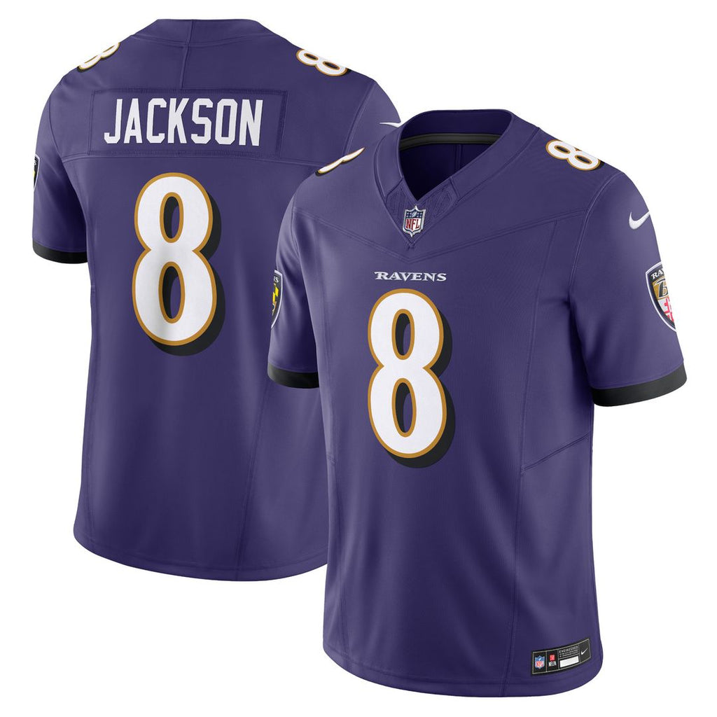 Lamar Jackson Baltimore Ravens Nike Vapor F.U.S.E. Limited Jersey - Purple Official NFL Team Apparel Football Fan Gear