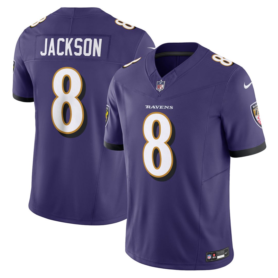 Lamar Jackson Baltimore Ravens Nike Vapor F.U.S.E. Limited Jersey - Purple Official NFL Team Apparel Football Fan Gear