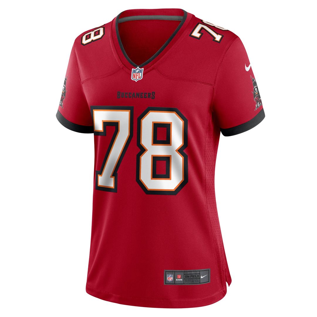 Tristan Wirfs Tampa Bay Buccaneers Nike Women's Team Game Jersey - Red Official NFL Team Apparel Football Fan Gear