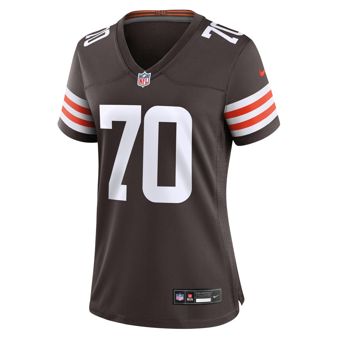 Zak Zinter Cleveland Browns Nike Women's Game Jersey - Brown Official NFL Team Apparel Football Fan Gear