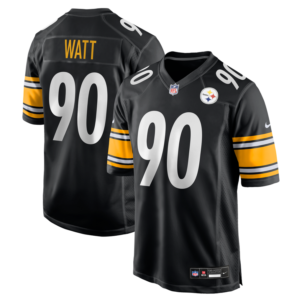 T.J. Watt Pittsburgh Steelers Nike Game Jersey - Black Official NFL Team Apparel Football Fan Gear