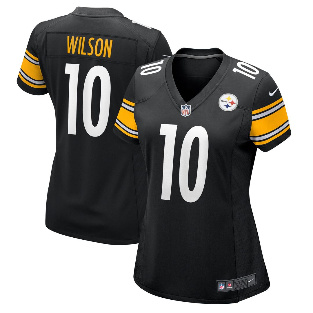 Roman Wilson Pittsburgh Steelers Nike Women's Team Game Jersey - Black Official NFL Team Apparel Football Fan Gear