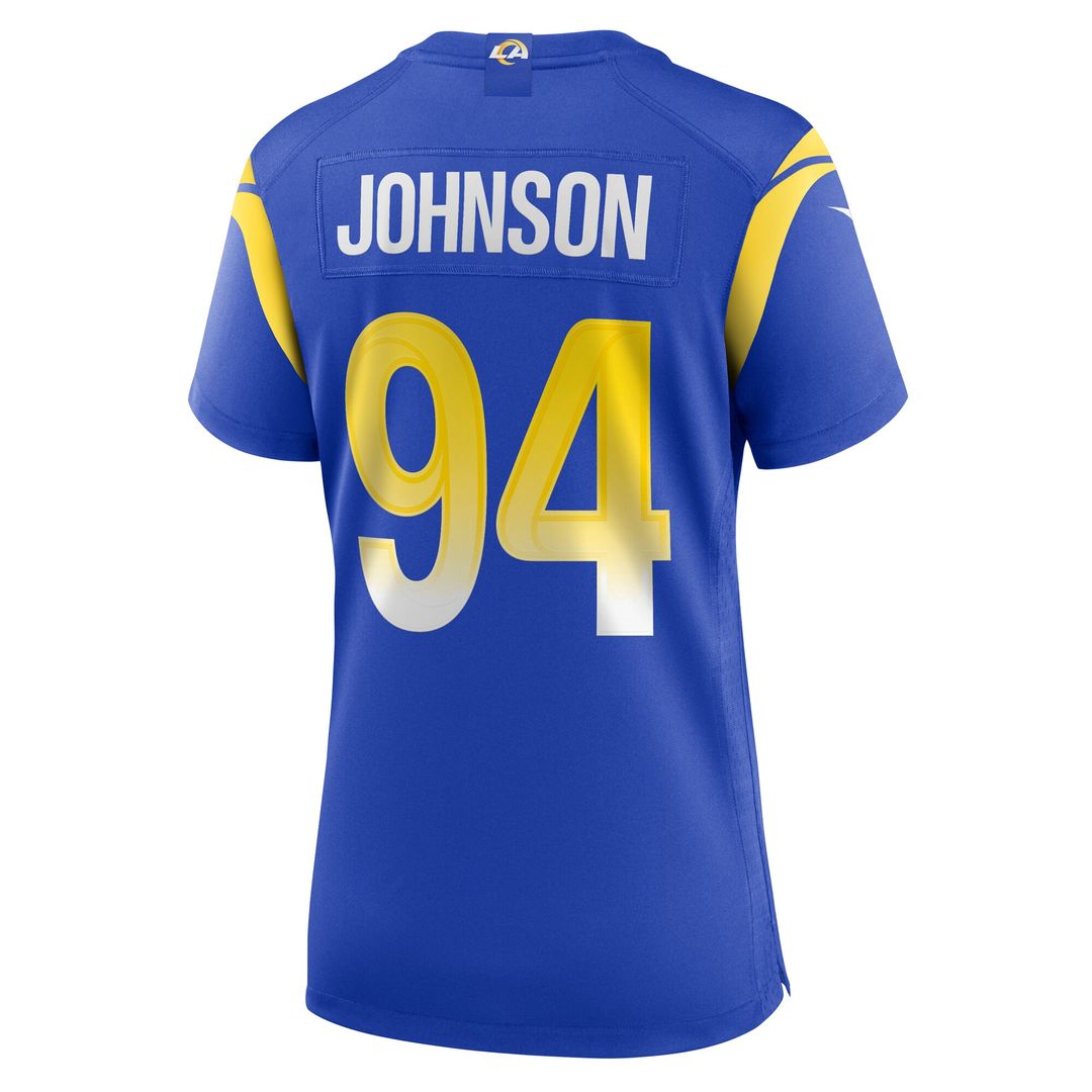Desjuan Johnson Los Angeles Rams Nike Women's Home Game Jersey - Royal Official NFL Team Apparel Football Fan Gear
