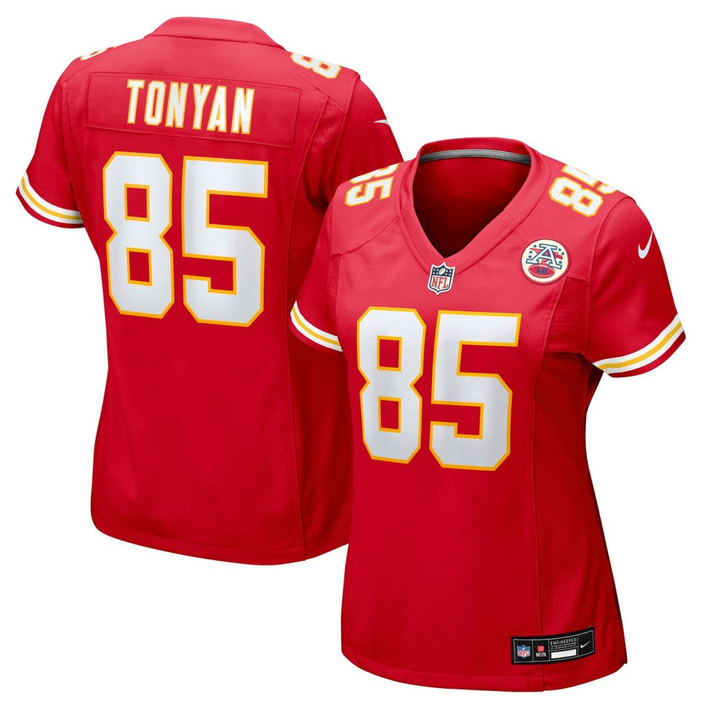 Robert Tonyan Kansas City Chiefs Nike Women's Team Game Jersey - Red Official NFL Team Apparel Football Fan Gear