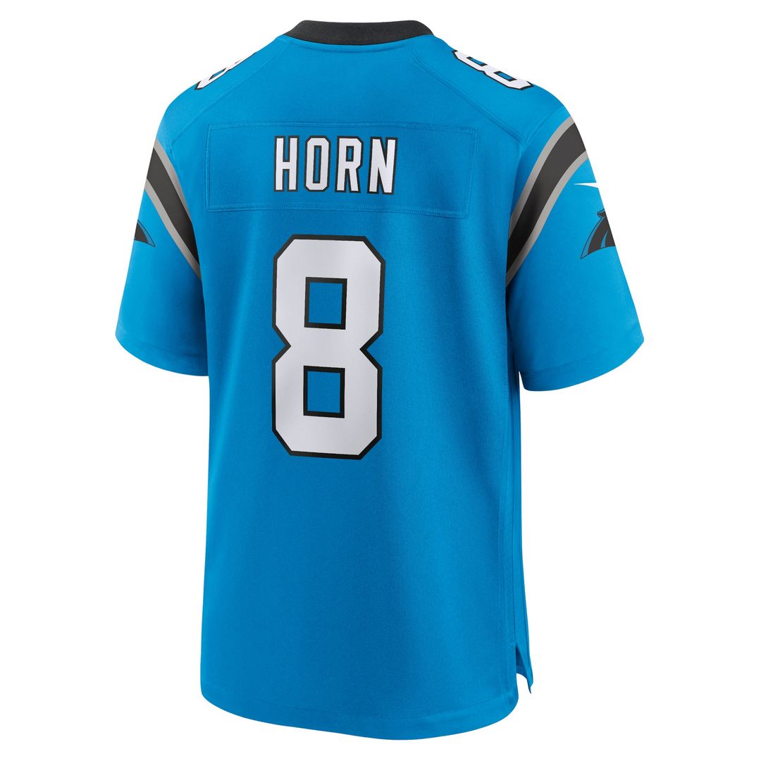 Jaycee Horn Carolina Panthers Nike Alternate Game Jersey - Blue Official NFL Team Apparel Football Fan Gear