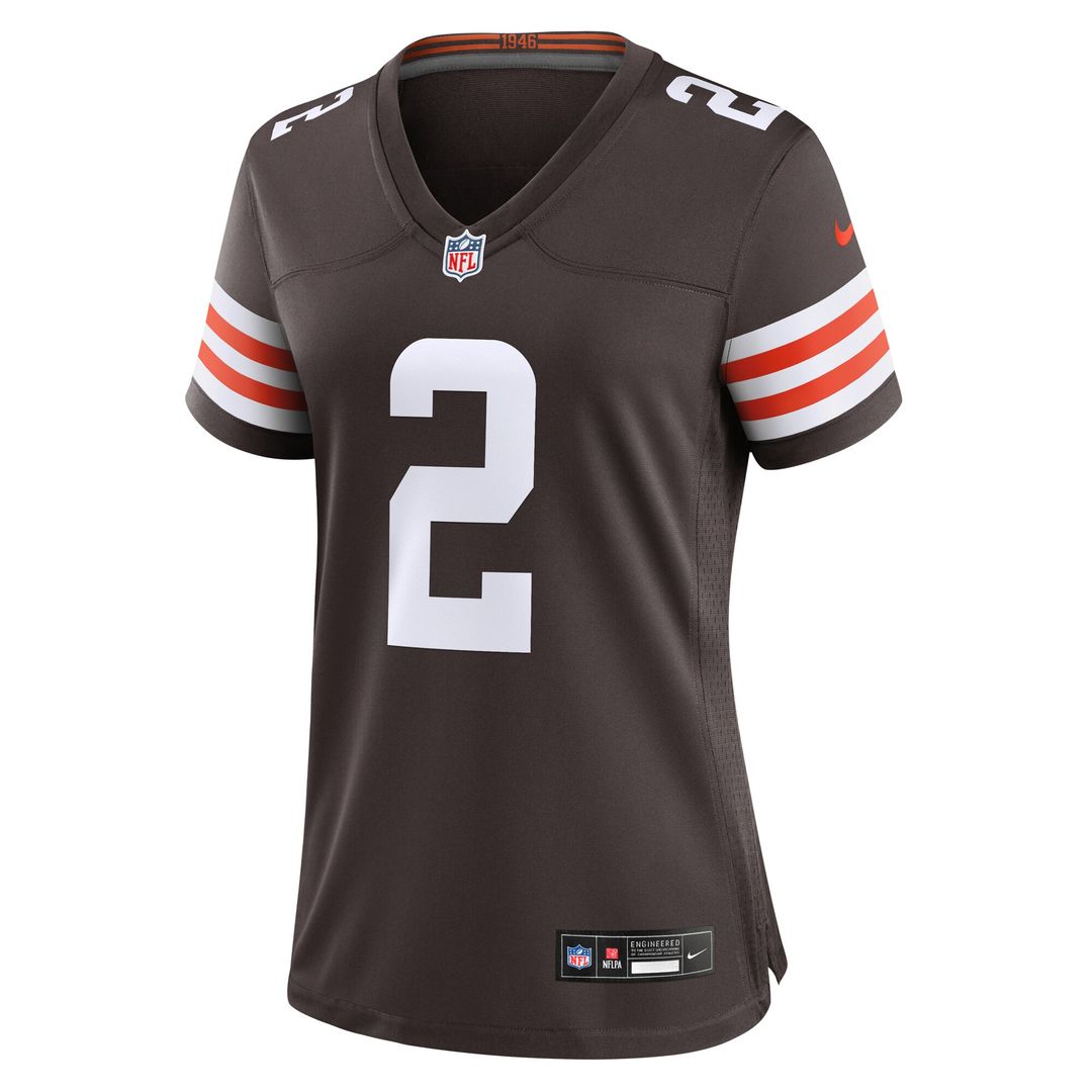 DeAndre Carter Cleveland Browns Nike Women's Team Game Jersey - Brown Official NFL Team Apparel Football Fan Gear