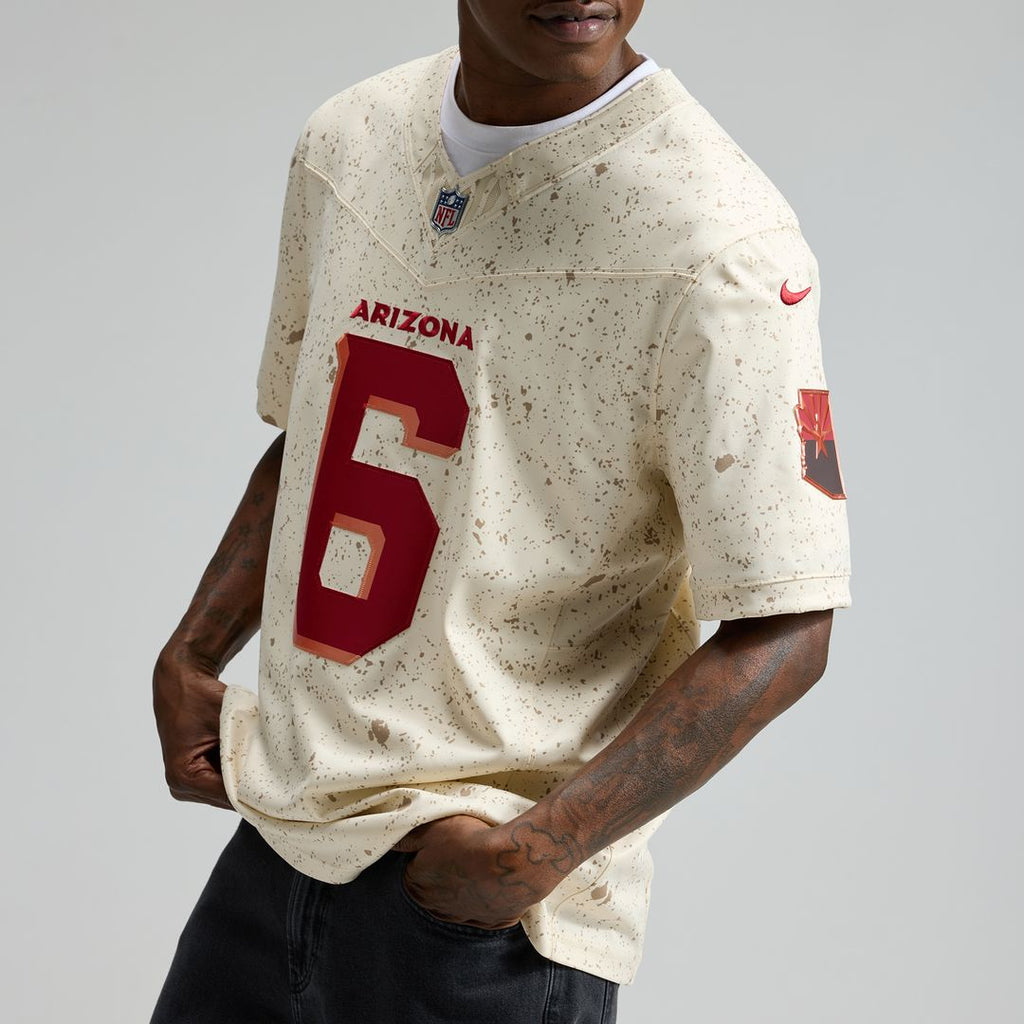 James Conner Arizona Cardinals Nike 2025 Rivalries Collection Stitched Limited Jersey - Natural Official NFL Team Apparel Football Fan Gear