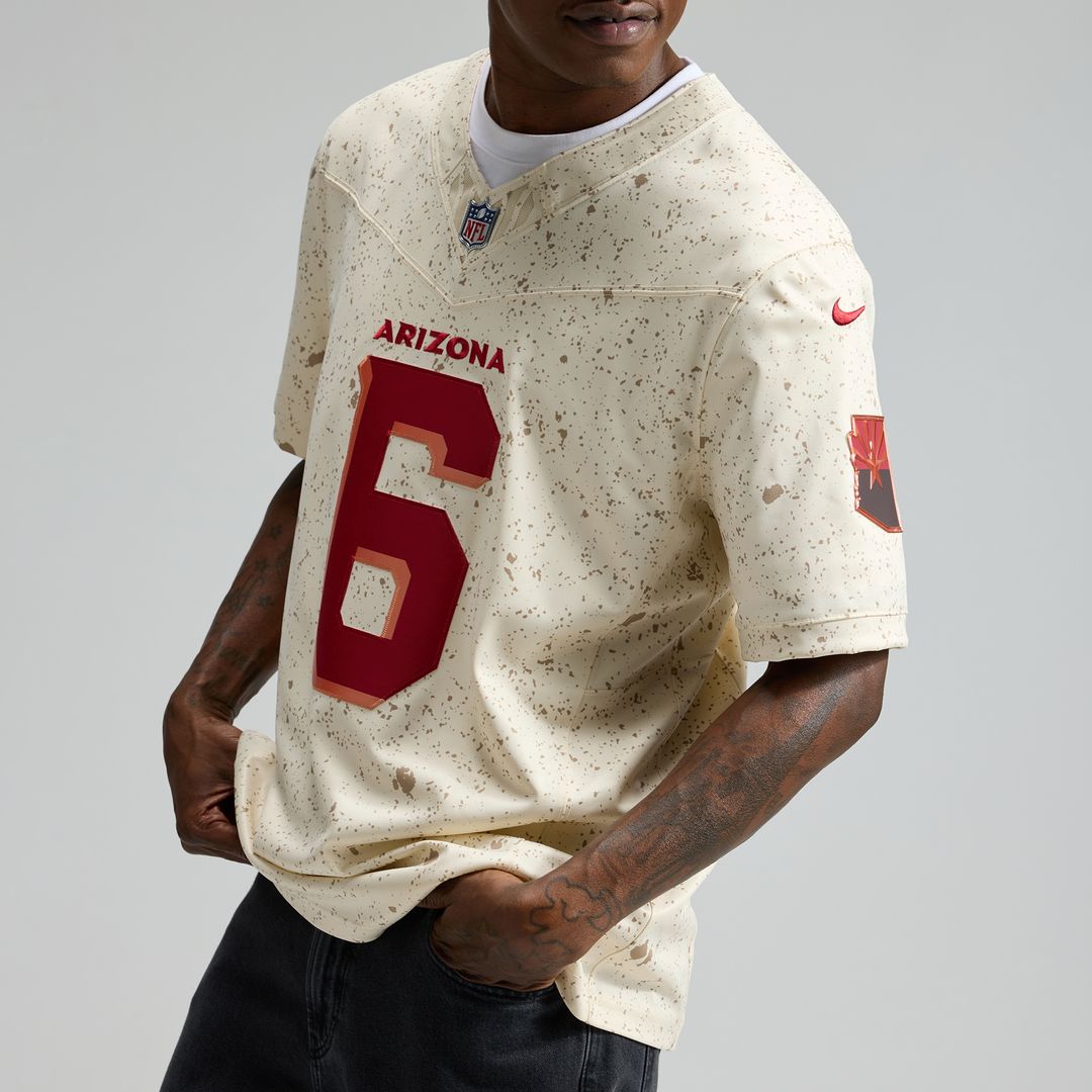 James Conner Arizona Cardinals Nike 2025 Rivalries Collection Stitched Limited Jersey - Natural Official NFL Team Apparel Football Fan Gear