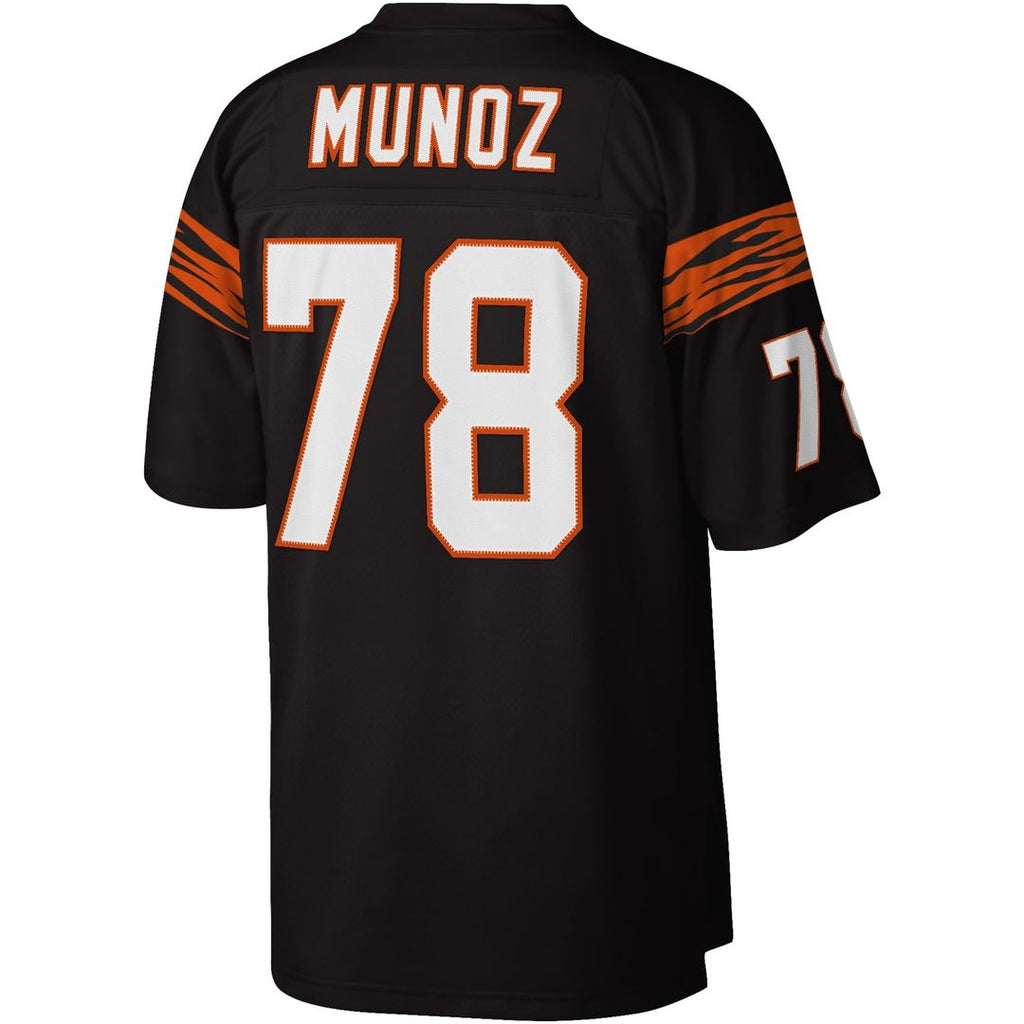 Anthony Muñoz Cincinnati Bengals Mitchell & Ness Legacy Replica Jersey - Black Official NFL Team Apparel Football Fan Gear