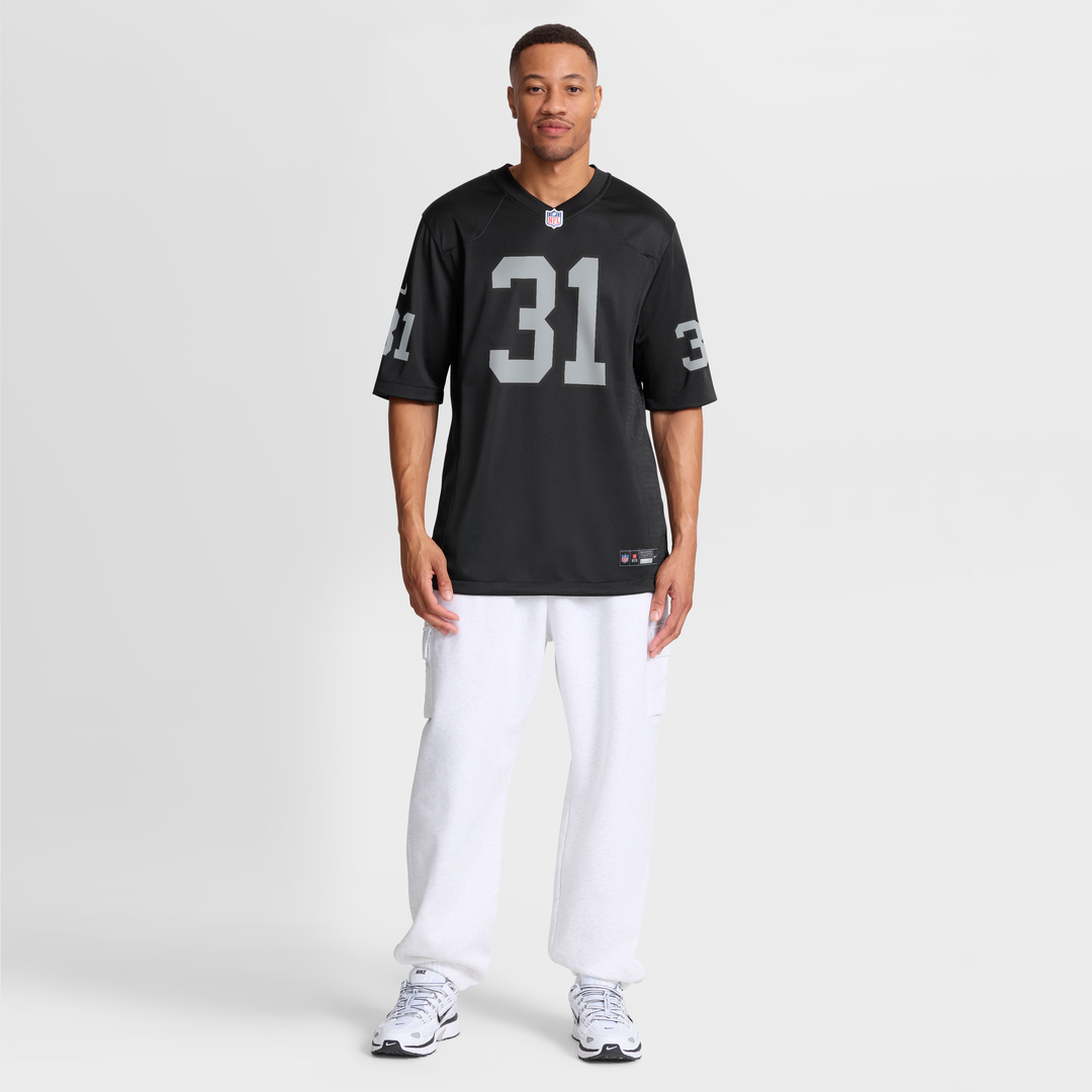 Raheem Mostert Las Vegas Raiders Nike Team Game Jersey - Black Official NFL Team Apparel Football Fan Gear
