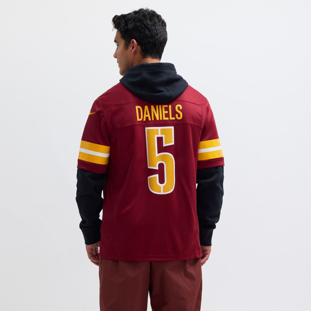 Jayden Daniels Washington Commanders Nike Vapor F.U.S.E. Limited Jersey - Black Official NFL Team Apparel Football Fan Gear