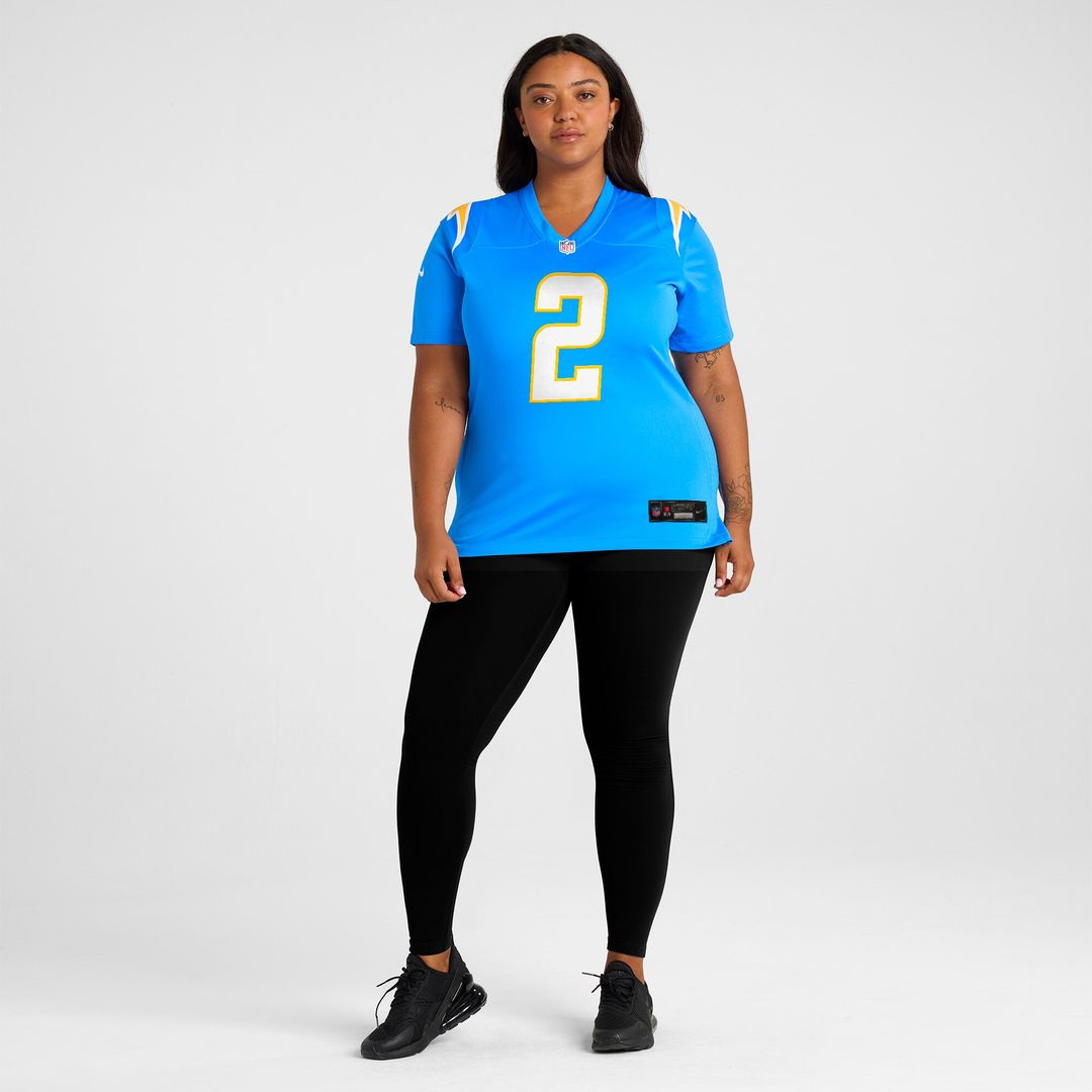 Elijah Molden Los Angeles Chargers Nike Women's Team Game Jersey - Powder Blue Official NFL Team Apparel Football Fan Gear