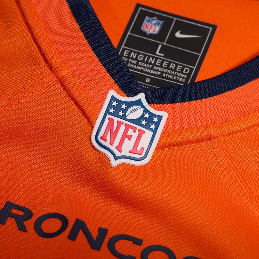 Marques Cox Denver Broncos Nike Team Game Jersey - Orange Official NFL Team Apparel Football Fan Gear
