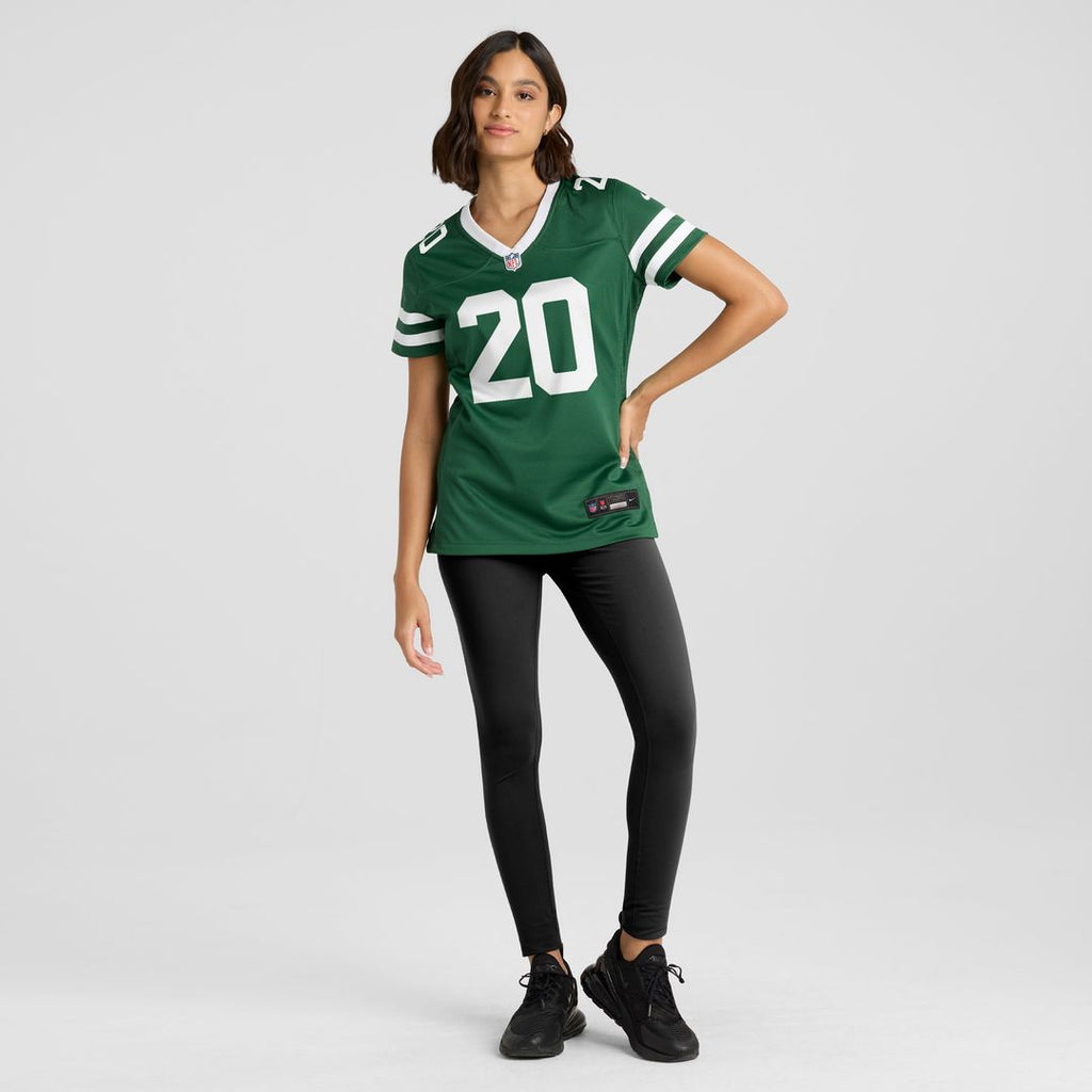 Breece Hall New York Jets Nike Women's Game Jersey - Legacy Green Official NFL Team Apparel Football Fan Gear