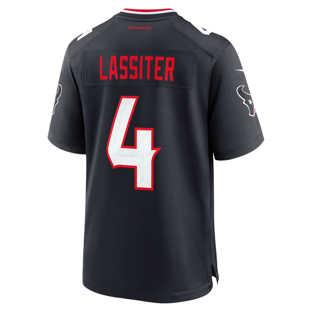 Kamari Lassiter Houston Texans Nike Team Game Jersey - Navy Official NFL Team Apparel Football Fan Gear