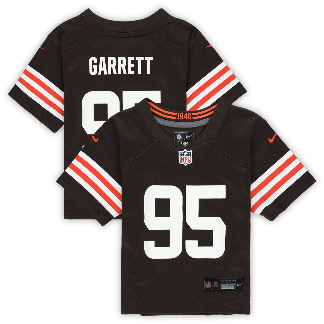 Myles Garrett Cleveland Browns Nike Infant Team Player Game Jersey - Brown Official NFL Team Apparel Football Fan Gear