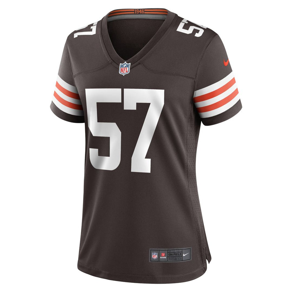 Isaiah McGuire Cleveland Browns Nike Women's Team Game Jersey - Brown Official NFL Team Apparel Football Fan Gear