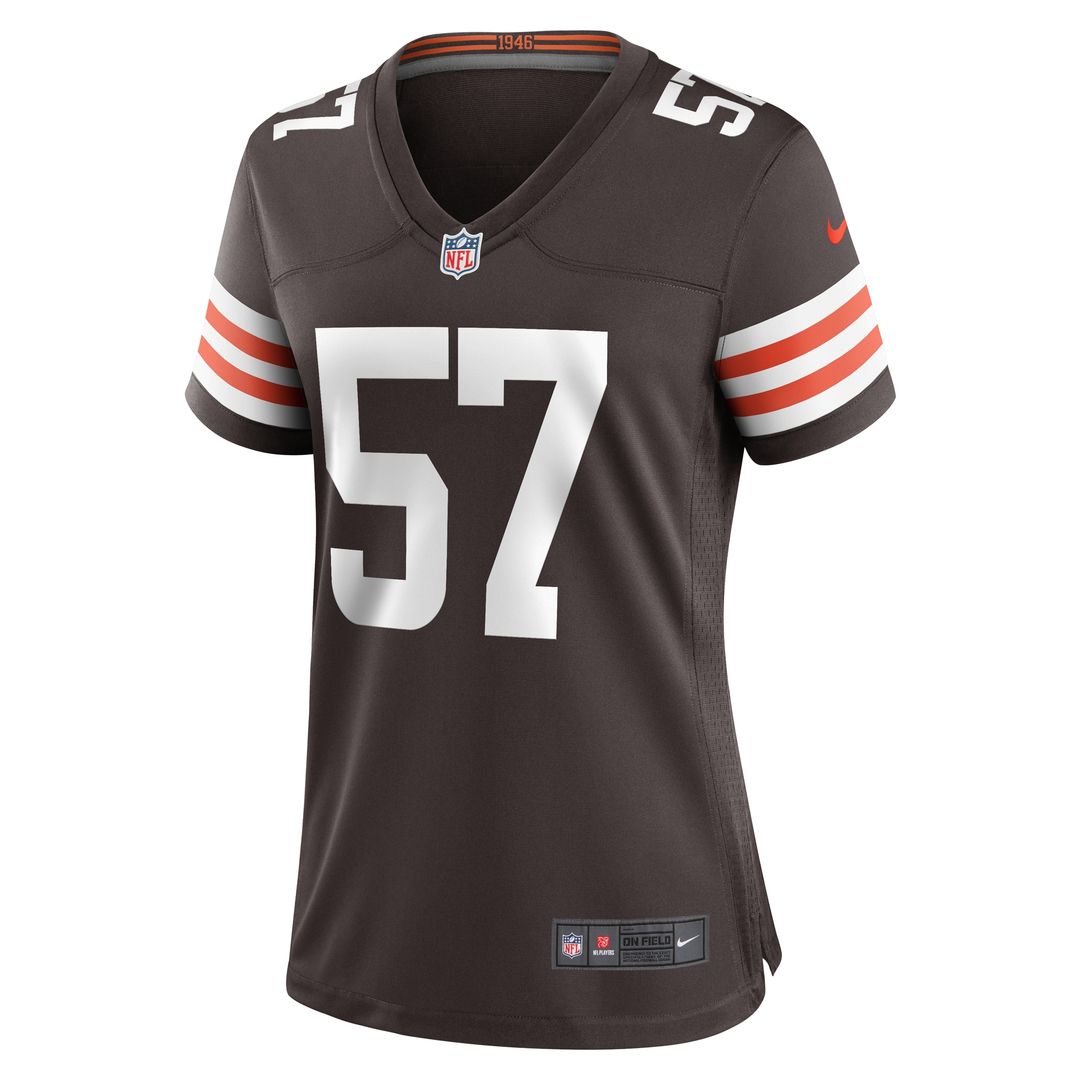 Isaiah McGuire Cleveland Browns Nike Women's Team Game Jersey - Brown Official NFL Team Apparel Football Fan Gear