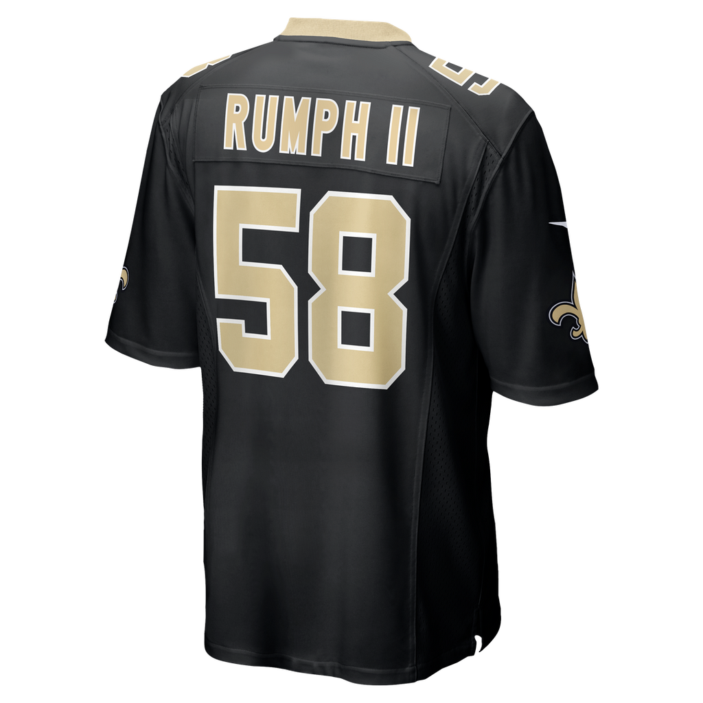 Chris Rumph II New Orleans Saints Nike Team Game Jersey - Black Official NFL Team Apparel Football Fan Gear