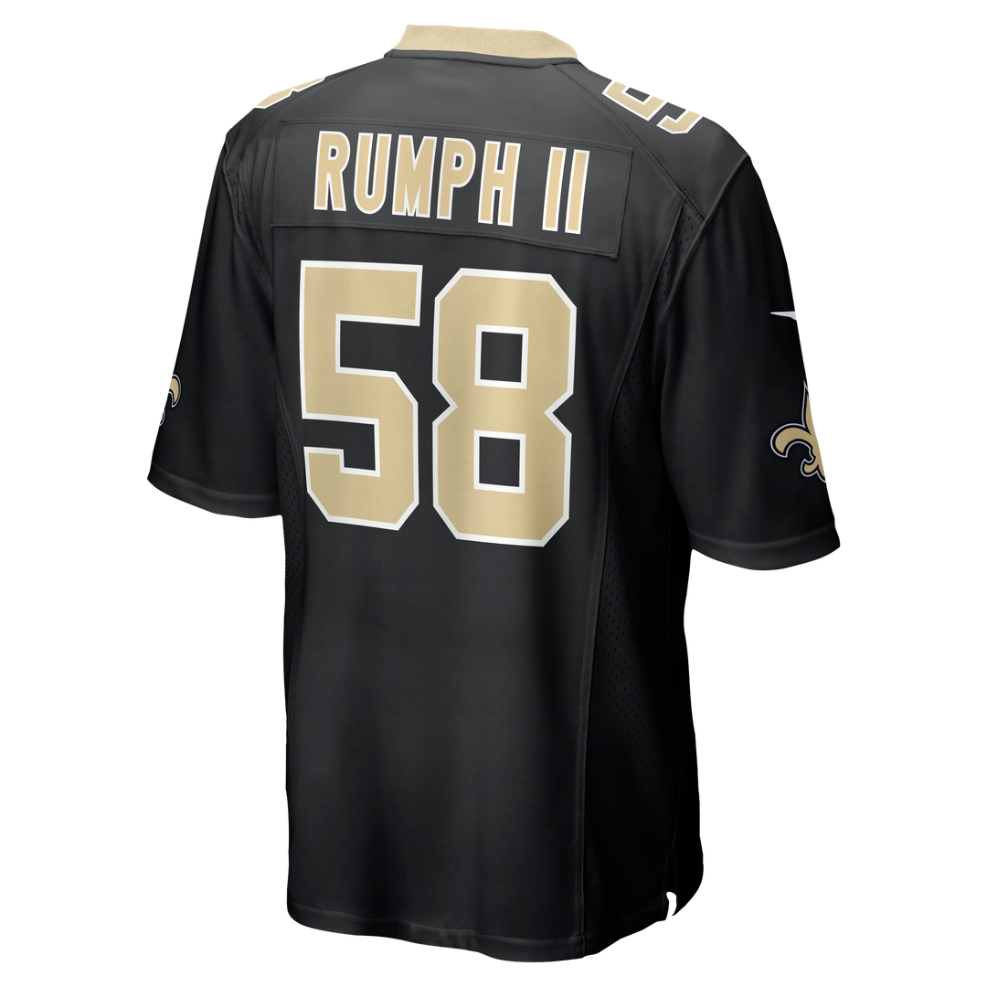 Chris Rumph II New Orleans Saints Nike Team Game Jersey - Black Official NFL Team Apparel Football Fan Gear