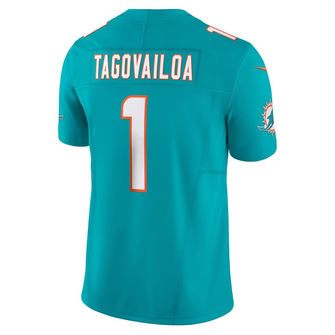 Tua Tagovailoa Miami Dolphins Nike Vapor F.U.S.E. Limited Jersey - White Official NFL Team Apparel Football Fan Gear
