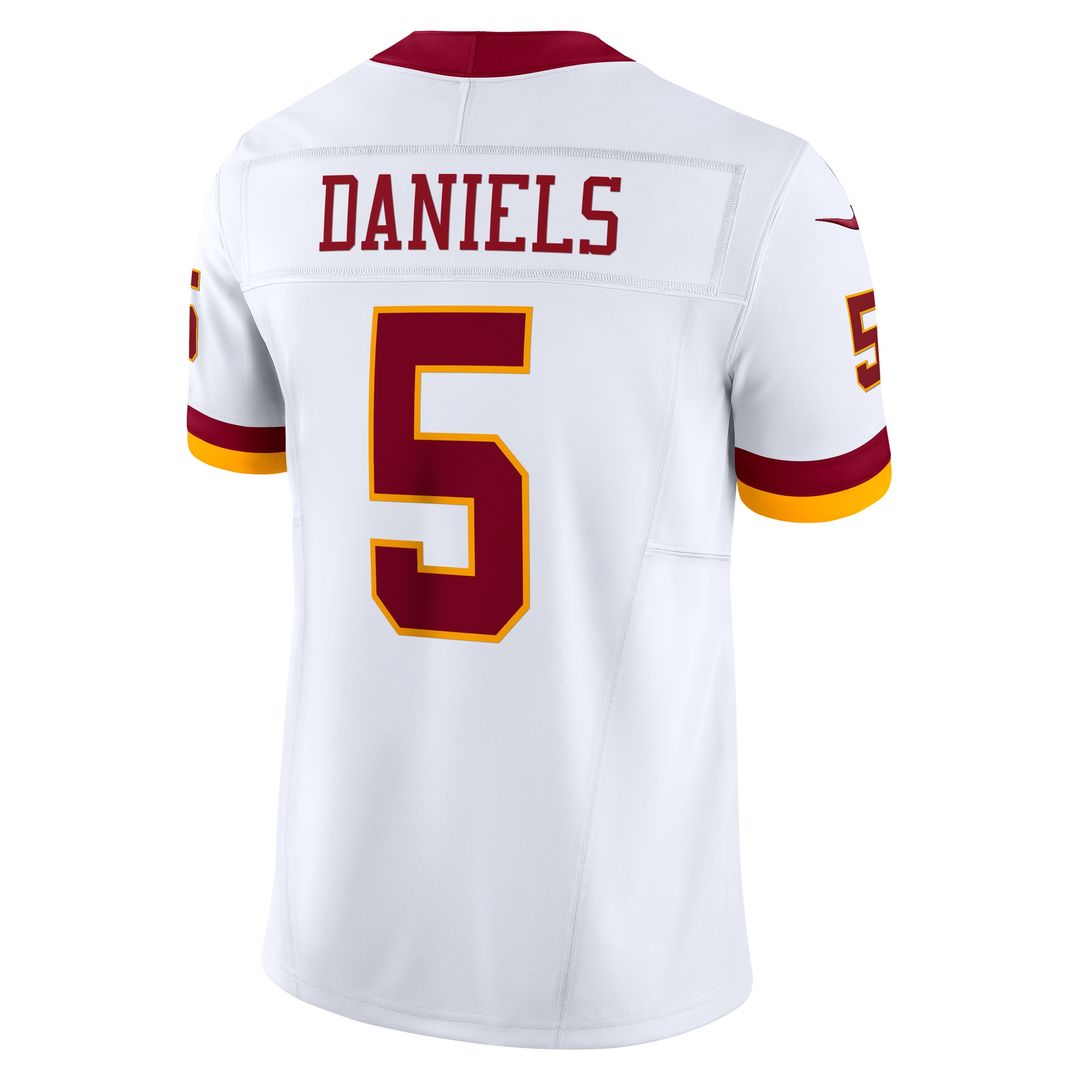 Jayden Daniels Washington Commanders Nike Vapor F.U.S.E. Limited Super Bowl Era Jersey - White Official NFL Team Apparel Football Fan Gear