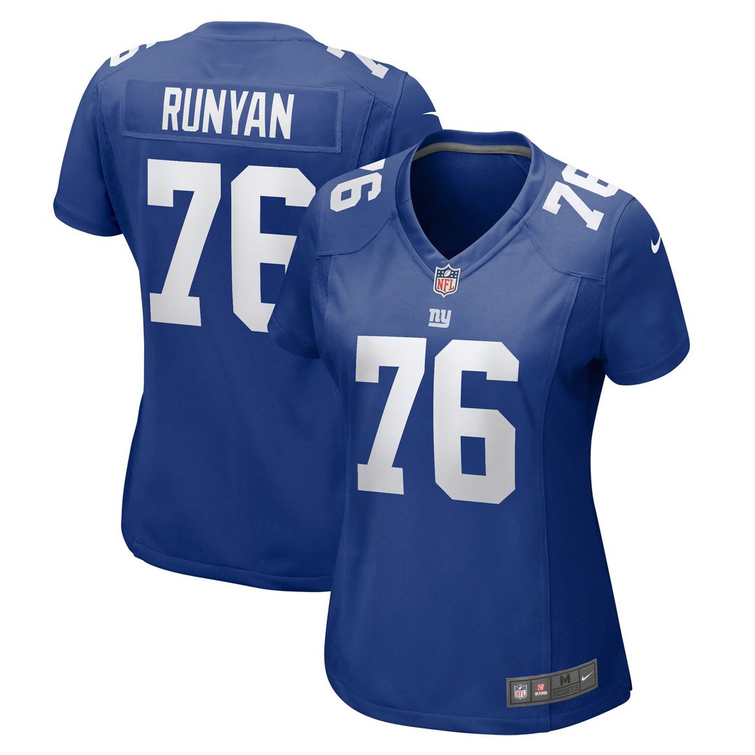 Jon Runyan New York Giants Nike Women's Game Jersey - Royal Official NFL Team Apparel Football Fan Gear