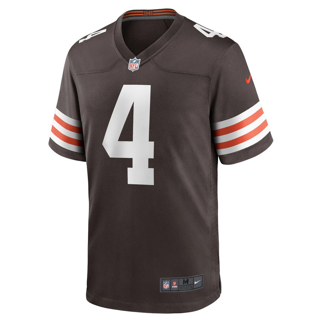 Deshaun Watson Cleveland Browns Nike Game Jersey - Brown Official NFL Team Apparel Football Fan Gear