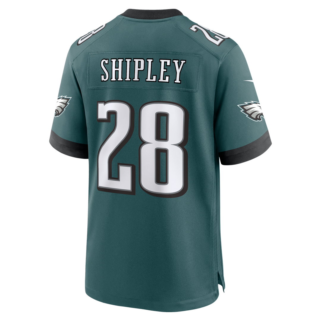 Will Shipley Philadelphia Eagles Nike Team Game Jersey - Midnight Green Official NFL Team Apparel Football Fan Gear