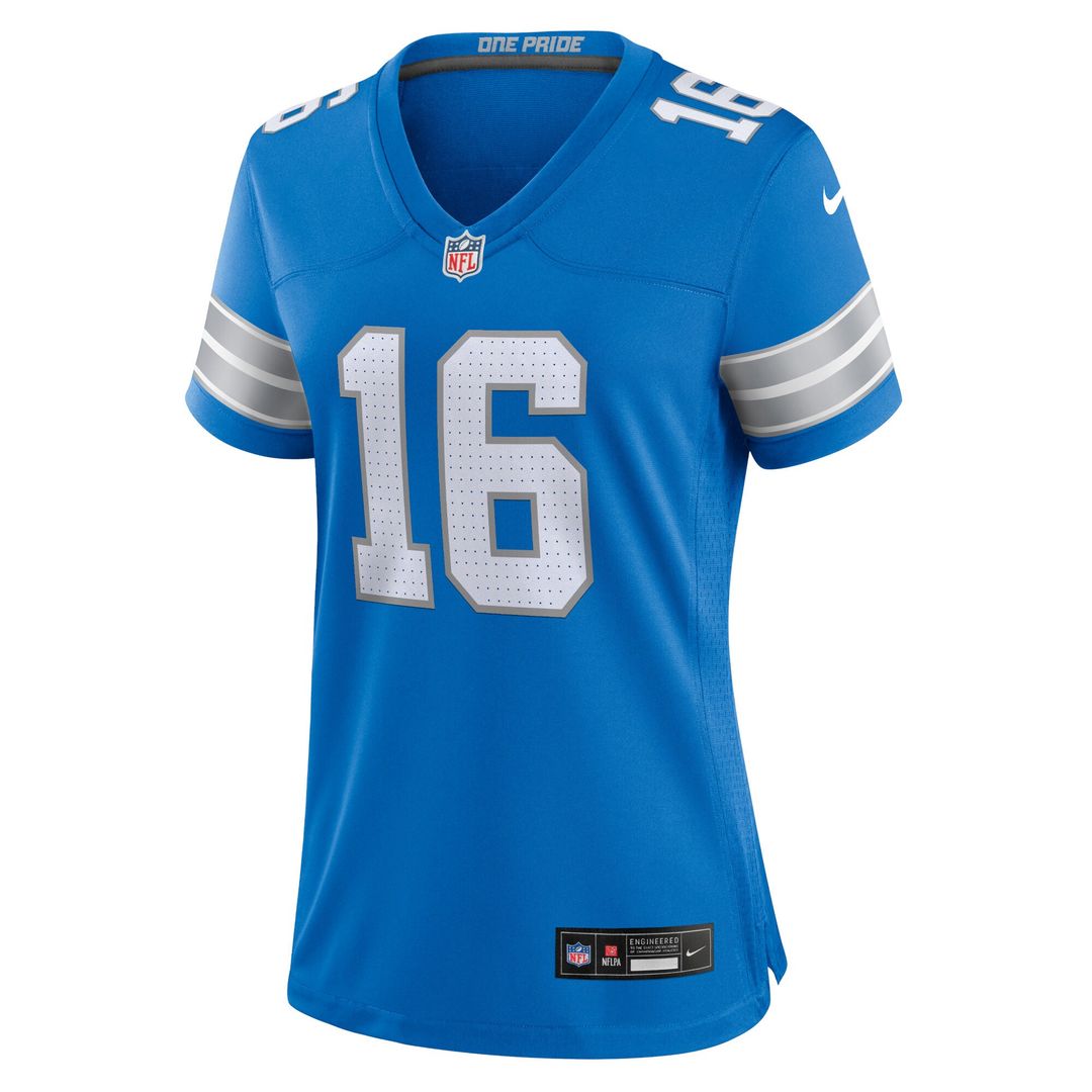 Jared Goff Detroit Lions Nike Women's Game Jersey - Blue Official NFL Team Apparel Football Fan Gear