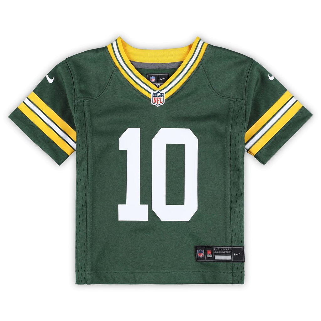 Jordan Love Green Bay Packers Nike Toddler Game Jersey - Green Official NFL Team Apparel Football Fan Gear