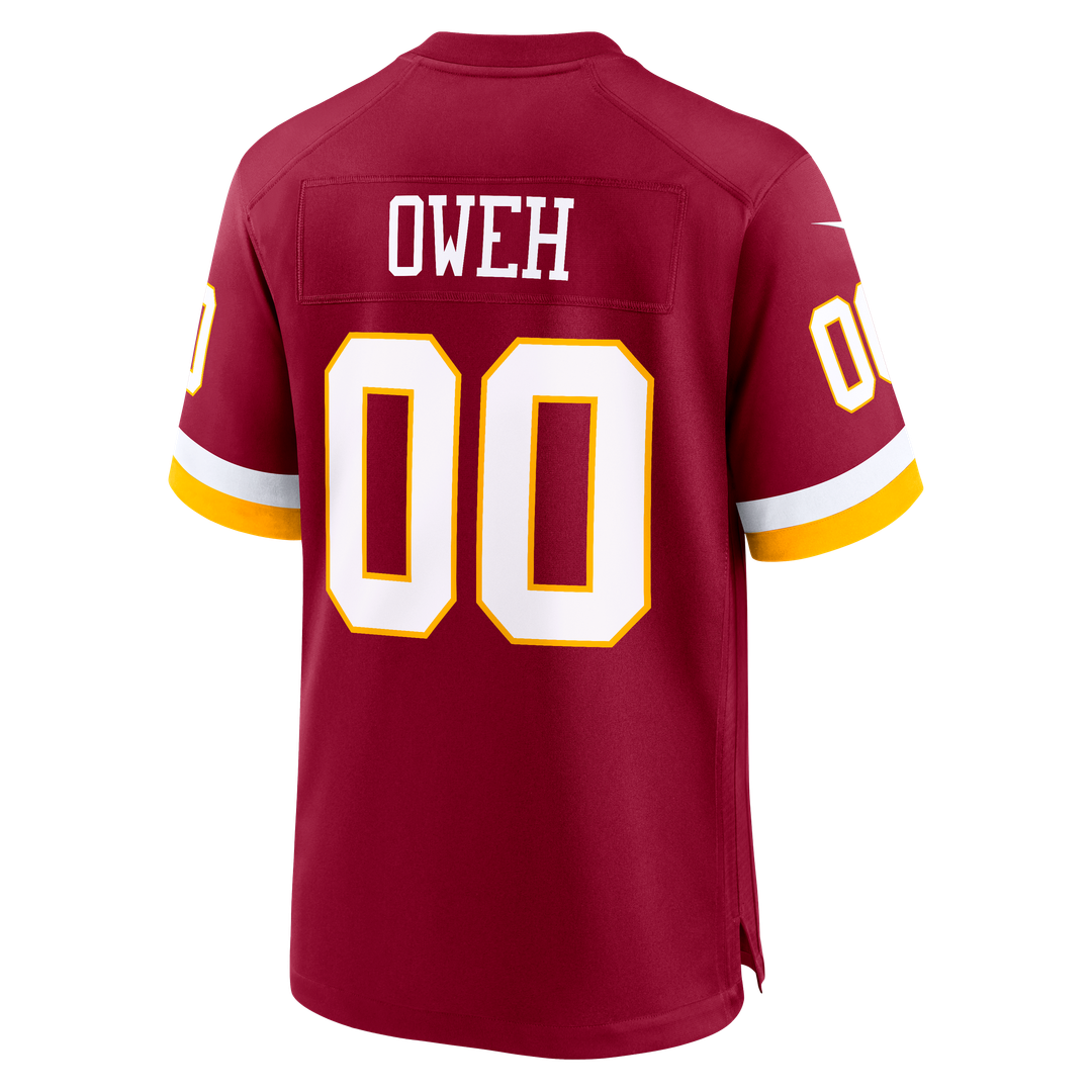 Odafe Oweh Washington Commanders Nike Game Jersey - Burgundy Official NFL Team Apparel Football Fan Gear