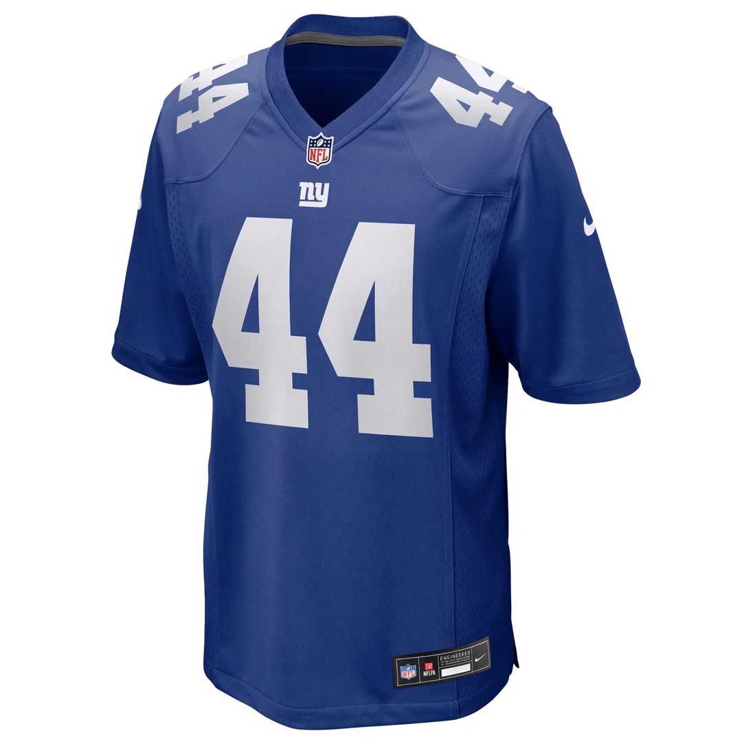 Cam Skattebo New York Giants Nike Team Game Player Jersey - Royal Official NFL Team Apparel Football Fan Gear