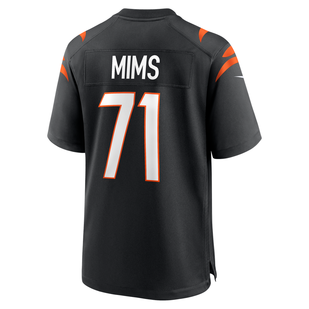 Amarius Mims Cincinnati Bengals Nike Player Game Jersey - Black Official NFL Team Apparel Football Fan Gear