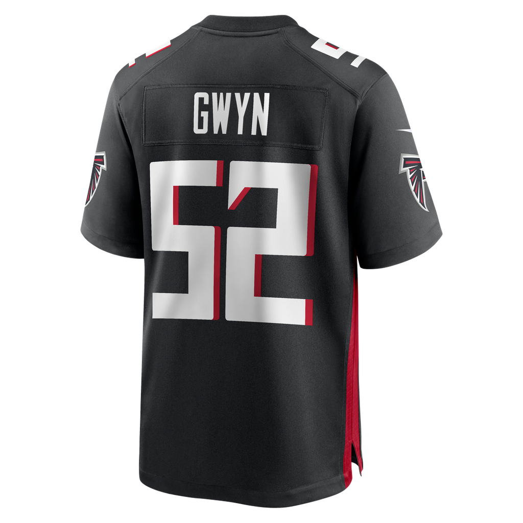 Jovaughn Gwyn Atlanta Falcons Nike Team Game Jersey - Black Official NFL Team Apparel Football Fan Gear