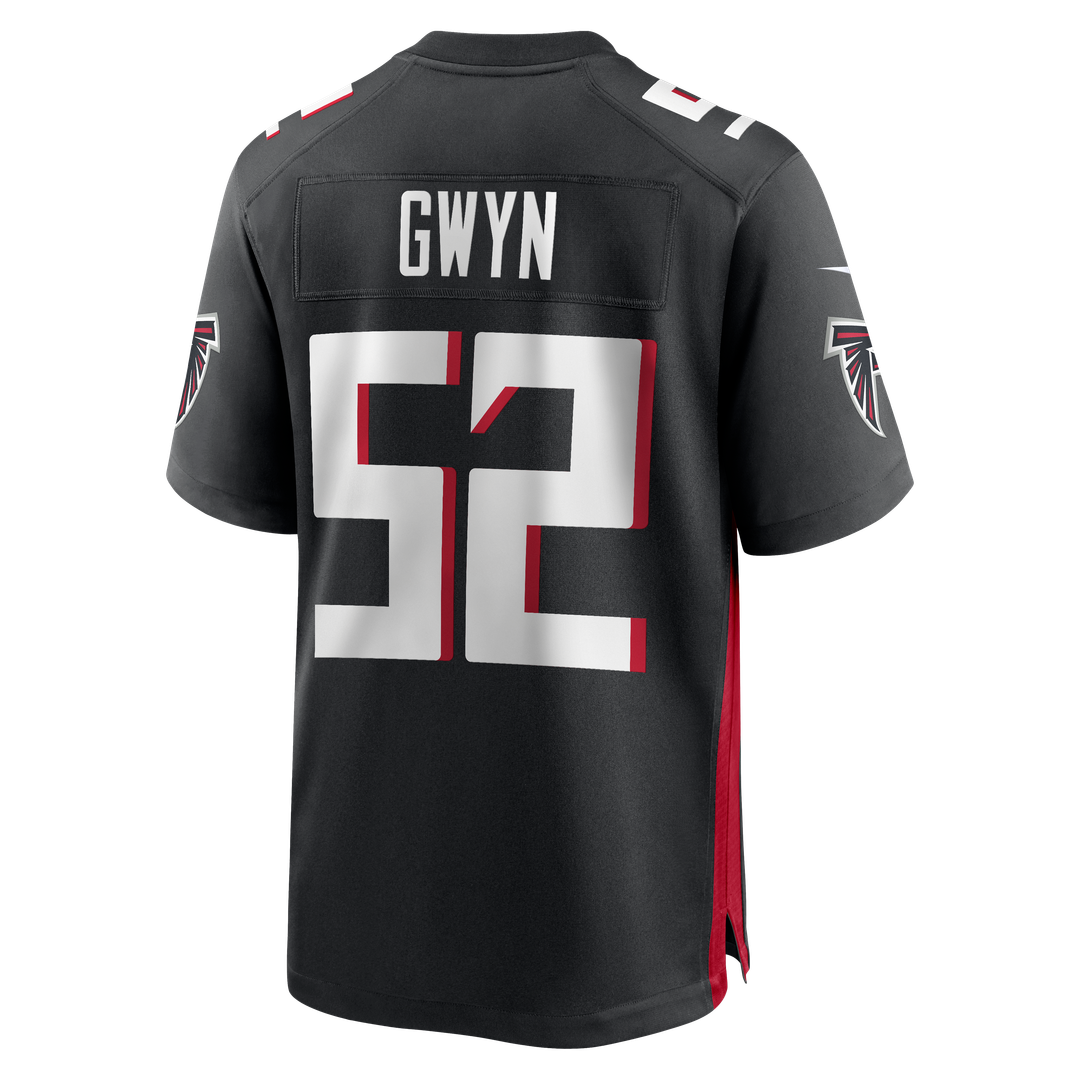 Jovaughn Gwyn Atlanta Falcons Nike Team Game Jersey - Black Official NFL Team Apparel Football Fan Gear