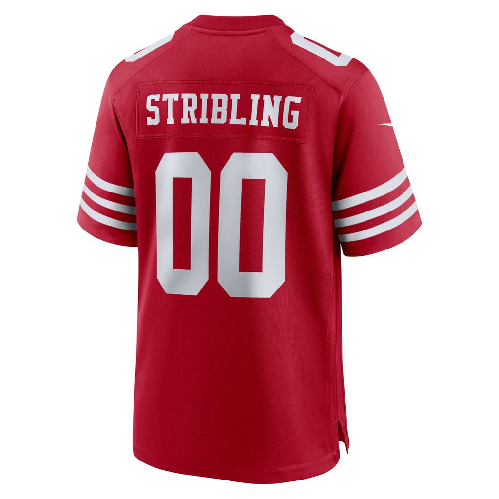 De'Zhaun Stribling San Francisco 49ers Nike Game Jersey - Scarlet Official NFL Team Apparel Football Fan Gear